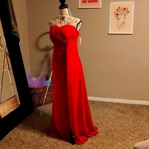 JJs House Red Formal Gown